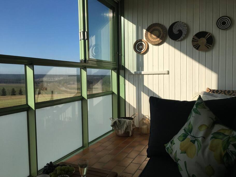 לופינגן Gemuetliches Apartment Mit Wundervollem Weitblick מראה חיצוני תמונה