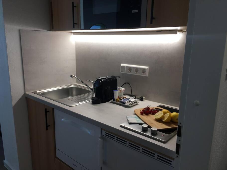 לופינגן Gemuetliches Apartment Mit Wundervollem Weitblick מראה חיצוני תמונה