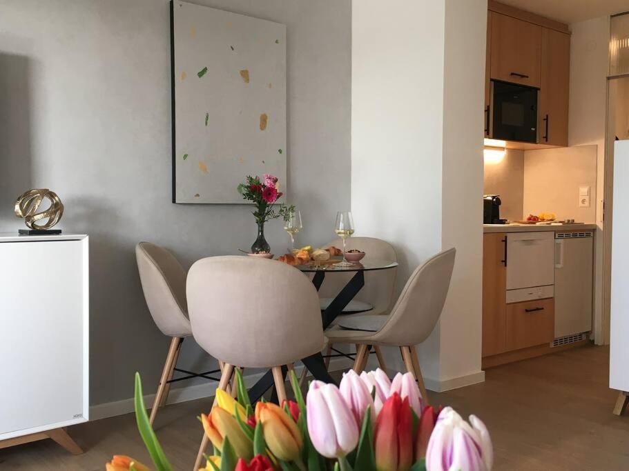 לופינגן Gemuetliches Apartment Mit Wundervollem Weitblick מראה חיצוני תמונה